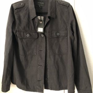 Lucky Brand black shirt jacket